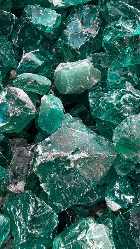 green rocks